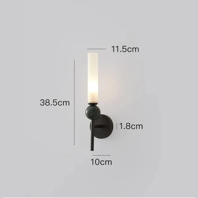 DecorBites™ Copper Wall Lamp: Modern Nordic Marble Pendant Light for Living Room & Bedroom
