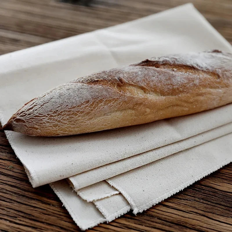 Kit de cuisson en toile de lin DecorBites™ pour pâte à pain, tapis de lin pour baguettes, pâtisserie