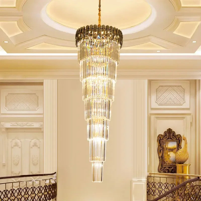 ثريا قلادة LED كريستالية من DecorBites™ لديكور المنزل العصري.