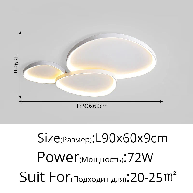 Lustres LED DecorBites™ pour l'éclairage intérieur domestique - Collection Dero
