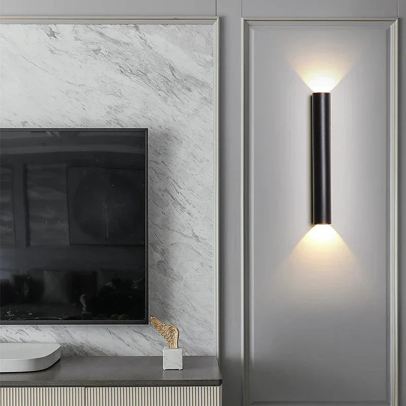 DecorBites™ LED Wall Lamp: Lone Line Up and Down Light for TV Background or Bedroom