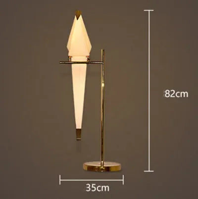 DecorBites™ Crane Chandelier Iron LED Light for Bedroom Dining Children's Room