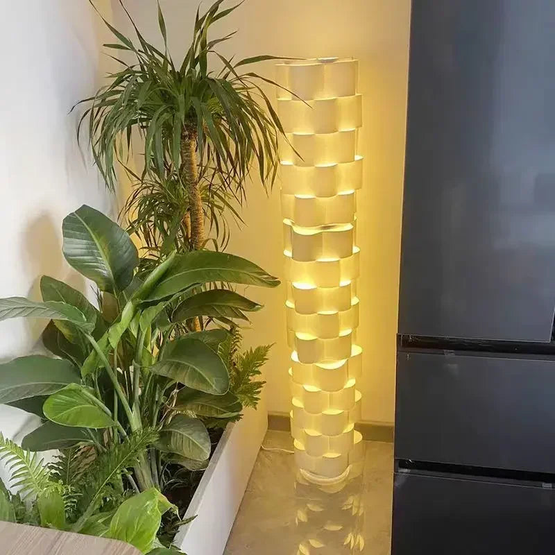 مصباح أرضي عمودي فاخر أنيق DecorBites™ لغرفة المعيشة وغرفة النوم وديكور الأريكة