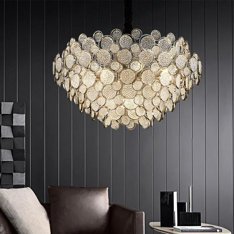 ثريا سقف LED DecorBites™ بتصميم إسكندنافي فاخر لإضاءة غرف المعيشة والطعام والنوم