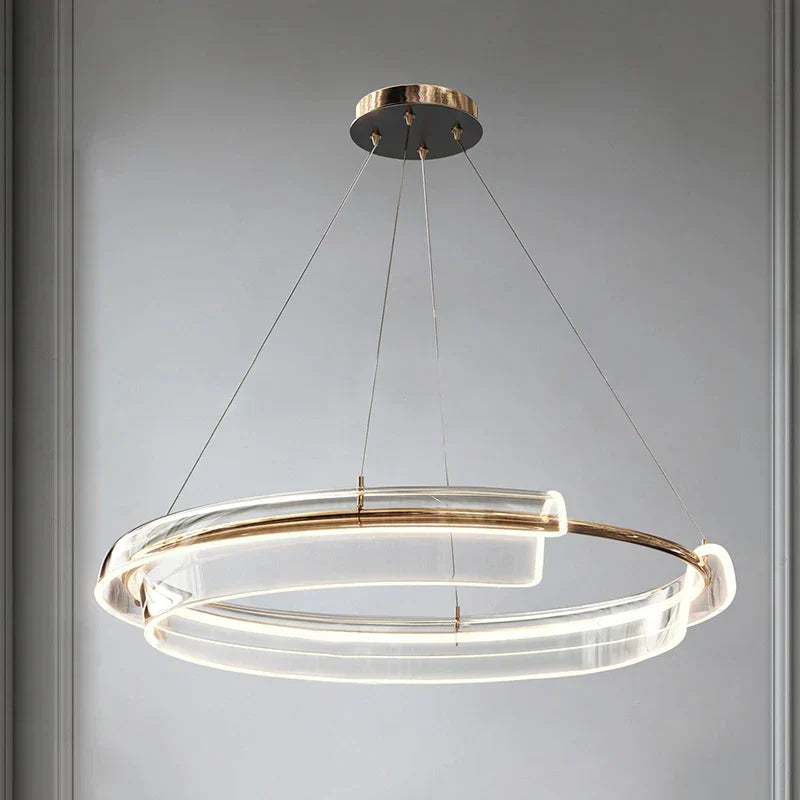 DecorBites™ Italian Minimalist Chandelier for Living Room, Bedroom, and Dining Room