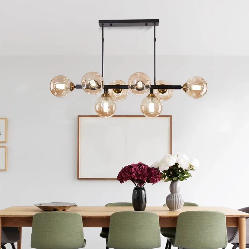DecorBites™ Lustres LED suspendus : Éclairage intérieur moderne pour salon et salle à manger