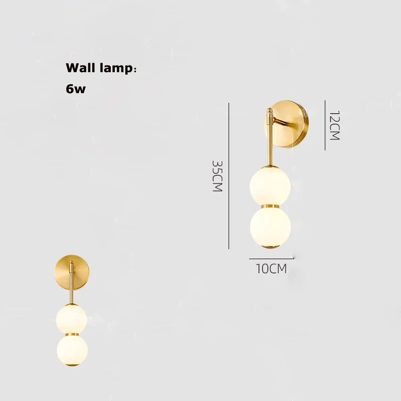 مصباح حائط LED فانتسي نيكلس من ديكور بايتس™ لغرفة النوم والمعيشة