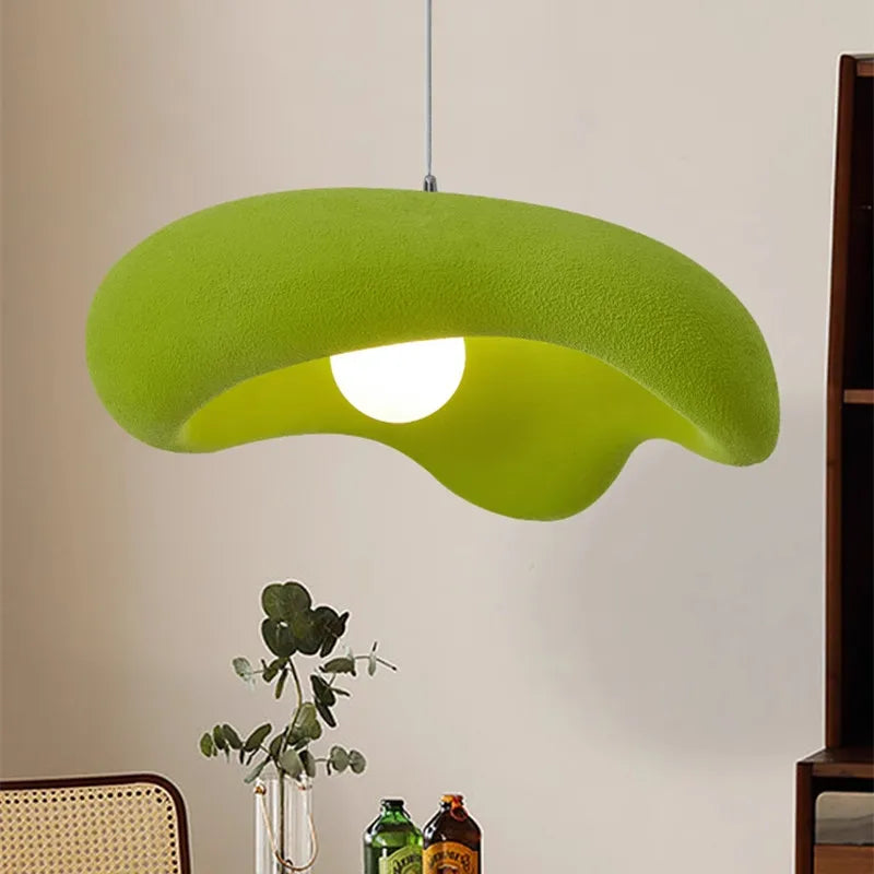 DecorBites™ Creamy Style Pendant Light | Resin Dining Room LED Island Lamp