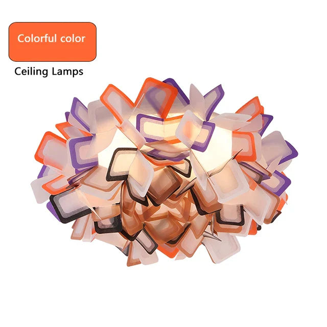 مصباح سقف مُعلق LED على شكل زهرة DecorBites™ لغرفة المعيشة وغرفة النوم
