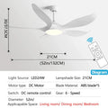 مروحة سقف DecorBites™ مقاس 52 بوصة مع إضاءة LED وجهاز تحكم عن بعد