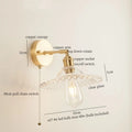 DecorBites™ Green Glass LED Wall Light Fixture | Modern Nordic Pull Chain Lamp