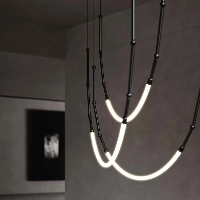 ثريا DecorBites™ LED: تصميم عصري بسيط لديكور المنزل الفاخر