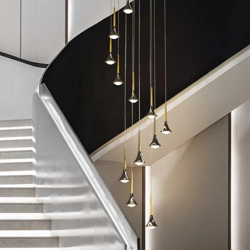 DecorBites™ Elegant Horn-Shaped Chandelier for Living Room and Bedroom
