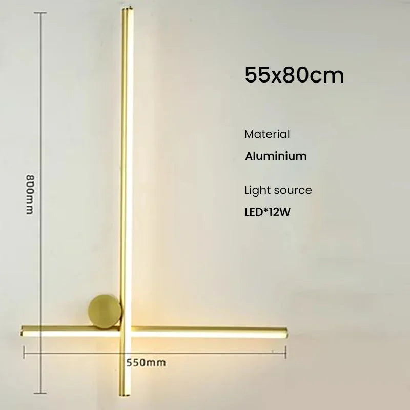 DecorBites™ ثريا سقف خطية LED ثريا غرفة طعام فاخرة بتصميم إيطالي
