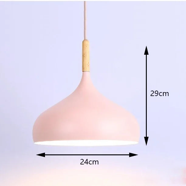 Nordic Industrial Colorful Metal Pendant Light