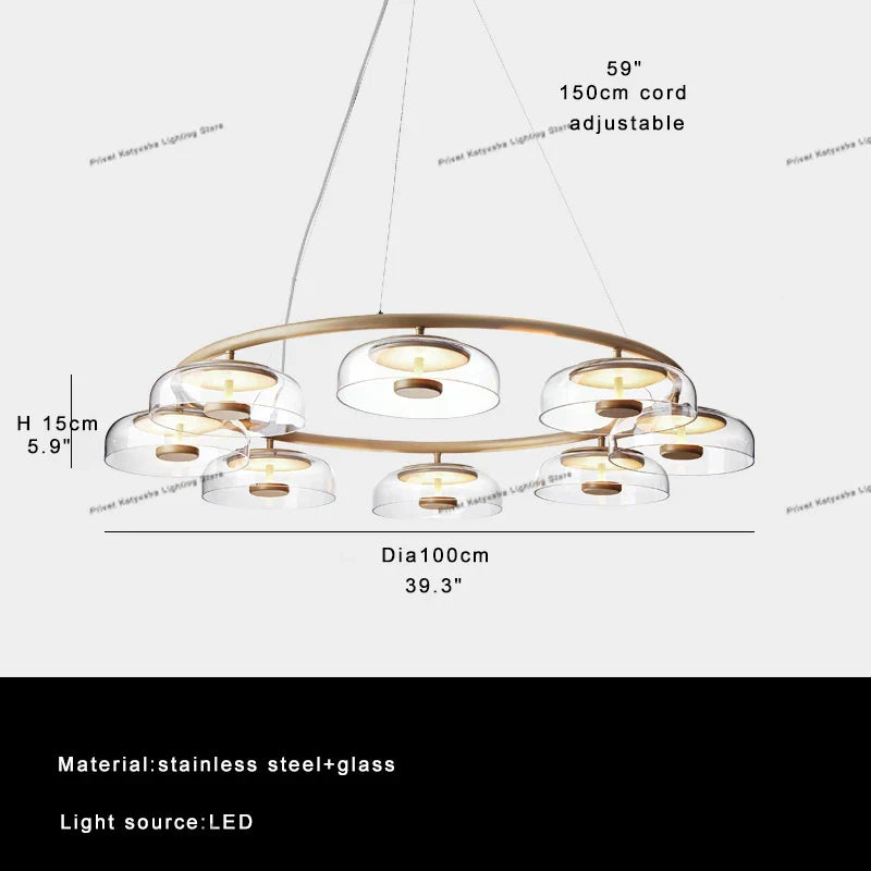 DecorBites™ Clear Glass Table Lamp – Luxury Desk Light for Home Decor & Study