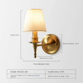 مصباح حائط نحاسي من DecorBites™: إضاءة جدارية عصرية بتقنية LED لديكور المنزل وغرفة النوم، بتصميم صناعي