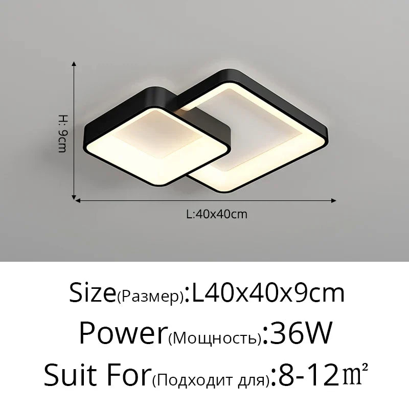 ثريا DecorBites™ LED: إضاءة داخلية عصرية لغرفة النوم، المطبخ، غرفة المعيشة، وغرفة الطعام