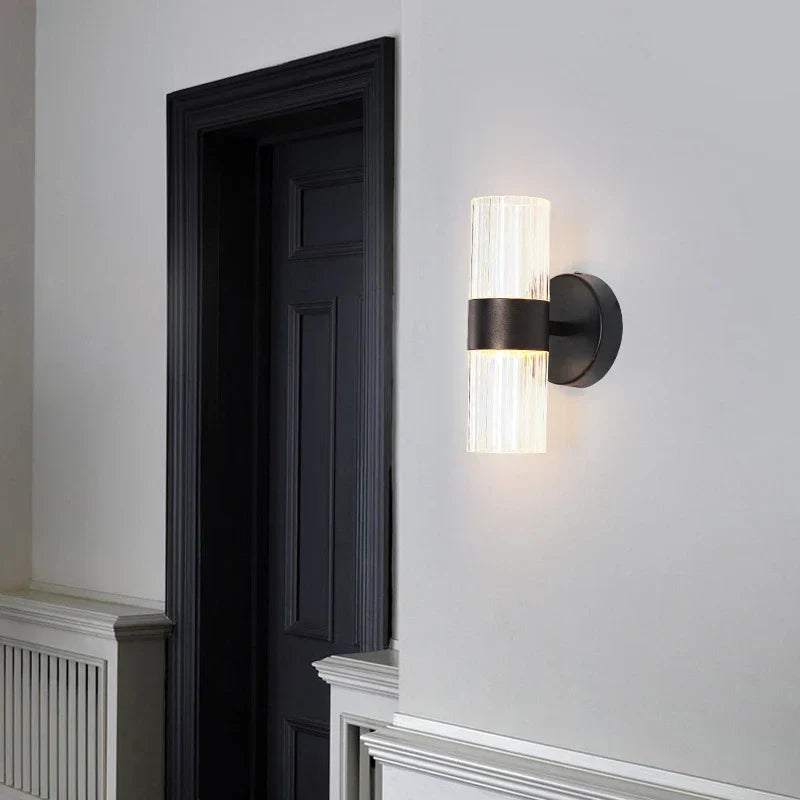DecorBites™ Glass Shade Luxury Wall Lamp for Bedroom Bedside, Minimalist Design for Elegant Lighting