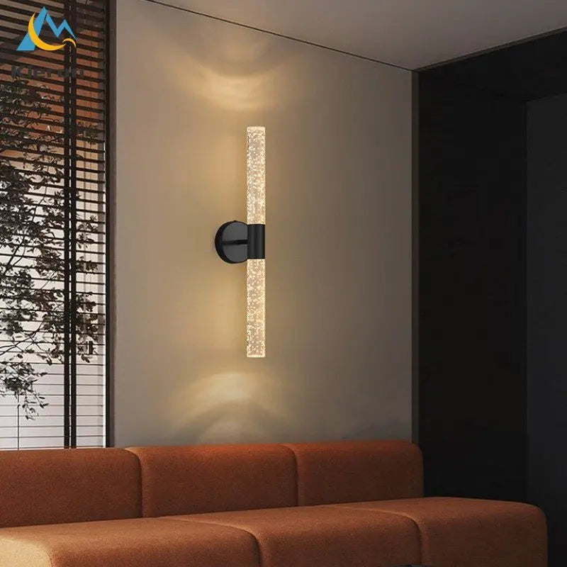 DecorBites™ Crystal LED Wall Lamp for Bedroom and Living Room Decor