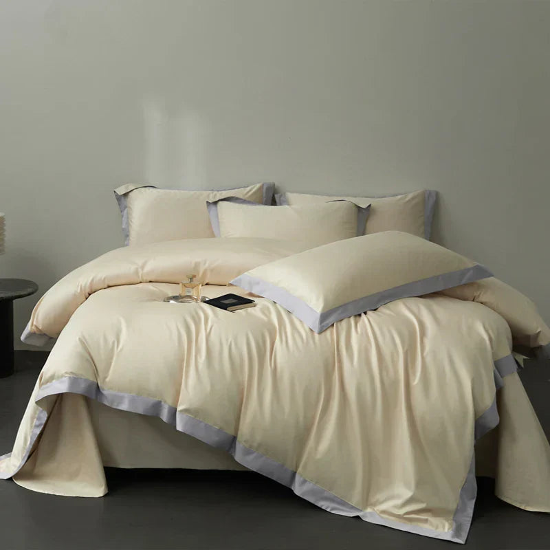 DecorBites™ Egyptian Cotton Hotel Style Bedding Set 1000TC Queen King Duvet Cover Sheet Pillowcases