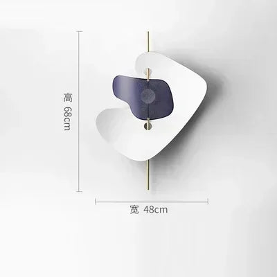 DecorBites™ لوحة فنية جدارية كانفاس هندسية مجردة خضراء لديكور المنزل