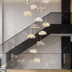 Modern Crystal Multi-Light Pendant Chandelier