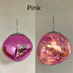 Nordic Lava Pendant Light in Plated PVC Finish