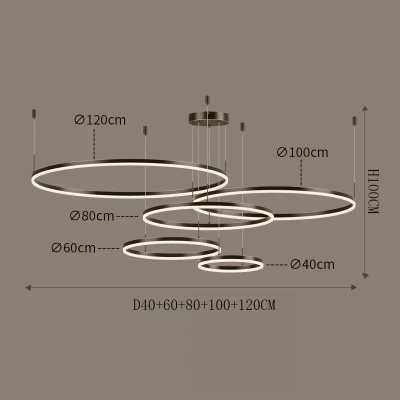 ثريات DecorBites™ LED المتدلية لإضاءة السلالم وغرفة المعيشة