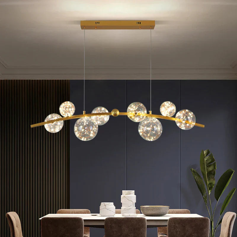 ثريا DecorBites™ LED: إضاءة داخلية فاخرة للمعيشة العصرية أو المطبخ أو غرفة الطعام
