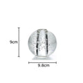 DecorBites™ Clear Glass Vase Flower Pot for Desk Decoration and Floral Arrangements
