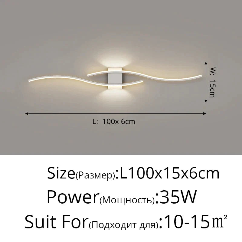 DecorBites™ LED Wall Lamp: Modern Design for Aisle, Bedroom, Closets. Ideal Indoor Lighting Solution.