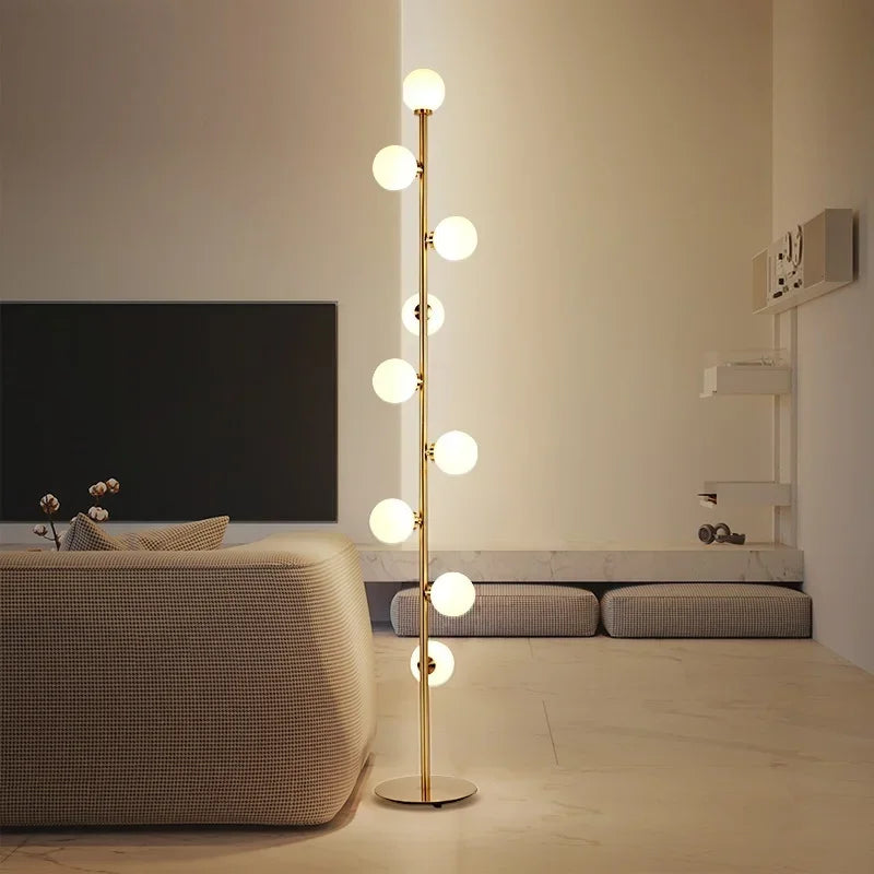 مصابيح أرضية LED من DecorBites™: إضاءة عصرية قائمة لغرفة المعيشة وغرفة النوم