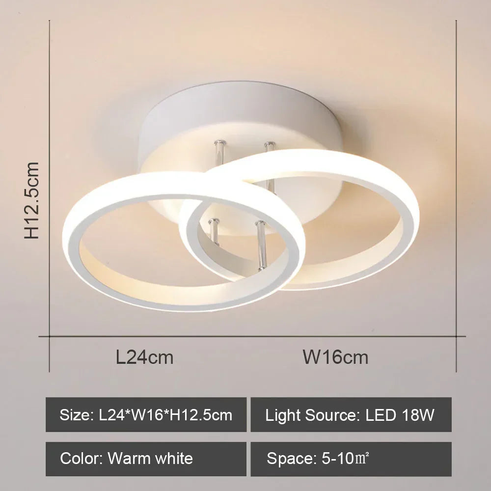 DecorBites™ LED Ceiling Light for Modern Living Room Bedroom Lighting