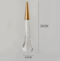 DecorBites™ Gold Crystal Pendant Light: مصباح تعليق كريستالي ذهبي فاخر على الطراز الأوروبي بتقنية LED لشريط الإضاءة