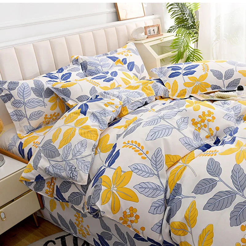 DecorBites™ Leopard Print Soft Bedding Set Duvet Cover Kit - High Quality, Skin Friendly, Comfortable