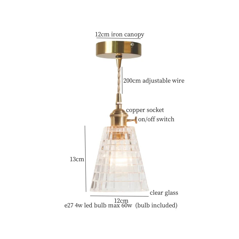 مصباح تعليق LED من الزجاج الأخضر DecorBites™ - مصباح معلق اسكندنافي حديث