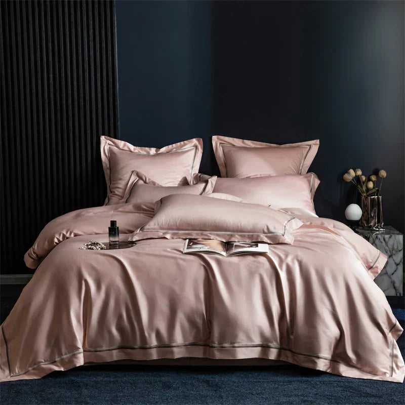 DecorBites™ 1000TC Egyptian Cotton Hotel Style Embroidery Bedding Set