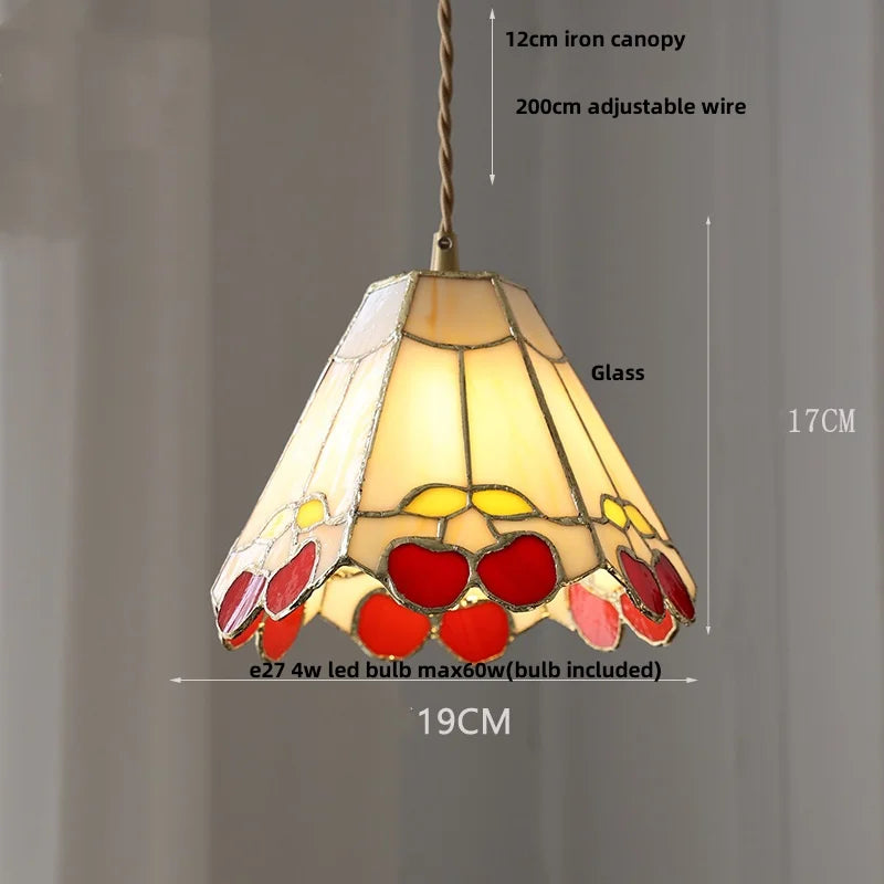 DecorBites™ Crown Diamond Glass Pendant Lamp, LED Modern Hanging Light
