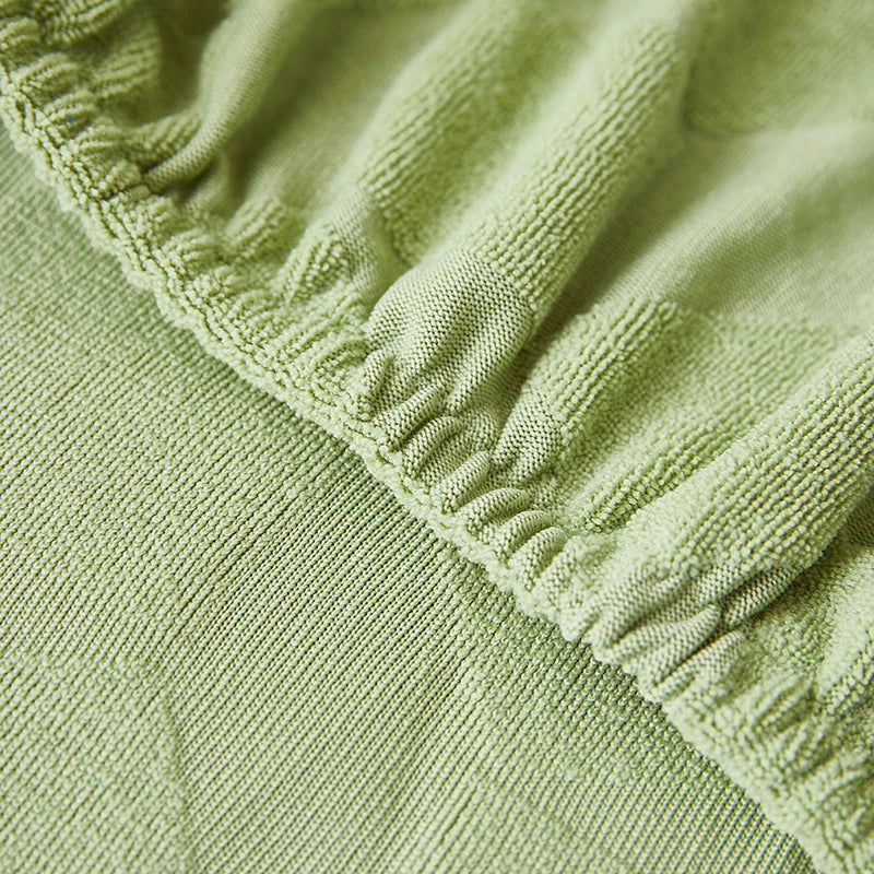 DecorBites™ Jacquard Sofa Seat Cover: Stretchable, Washable & Removable Protector