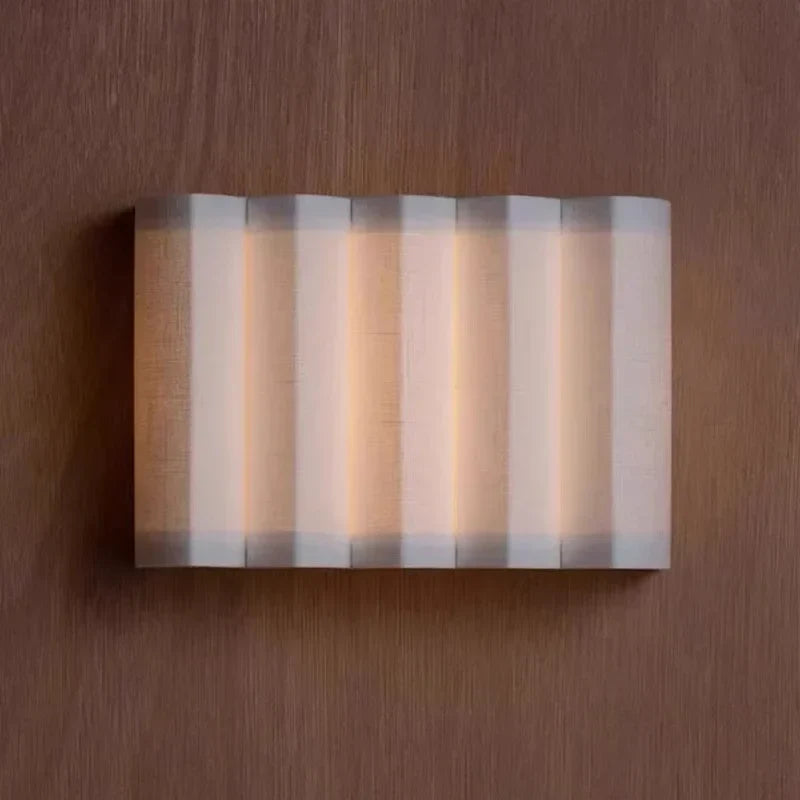 مصباح جداري LED من قماش DecorBites™ الياباني لغرف معيشة الفنادق وغرف النوم، إضاءة جدارية كلاسيكية
