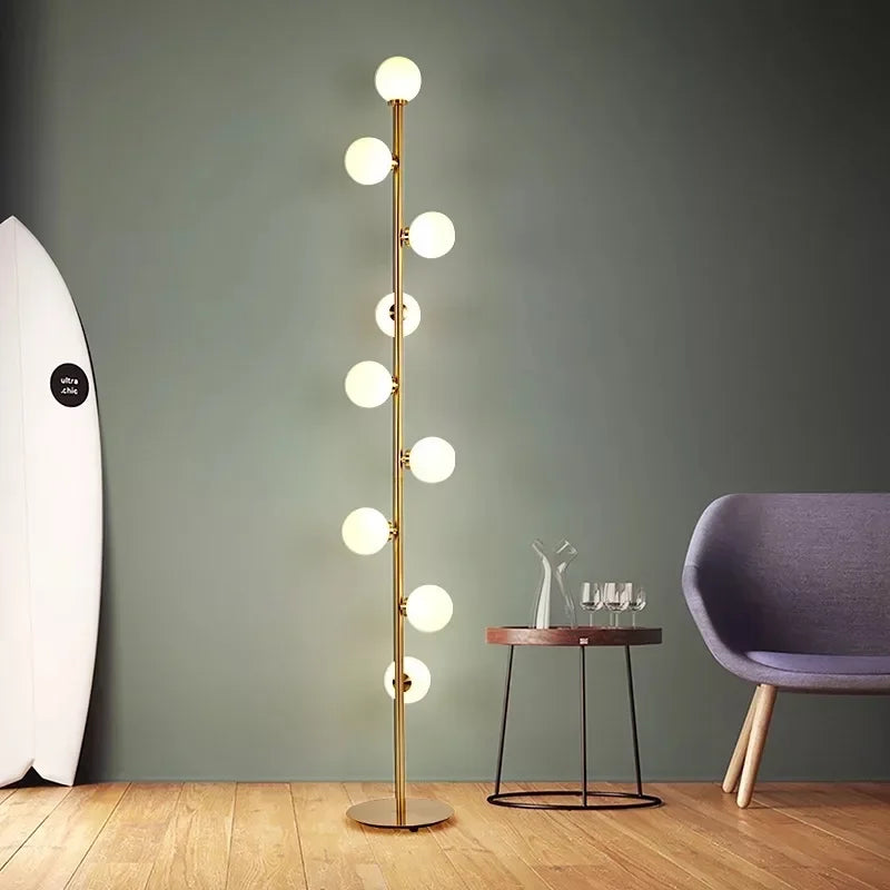 مصابيح أرضية LED من DecorBites™: إضاءة عصرية قائمة لغرفة المعيشة وغرفة النوم