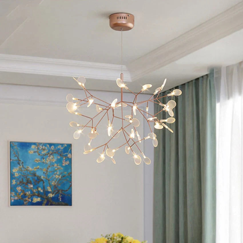 DecorBites™ Luxe Chandelier: ثريا إسكندنافية عصرية لغرفة المعيشة وتناول الطعام