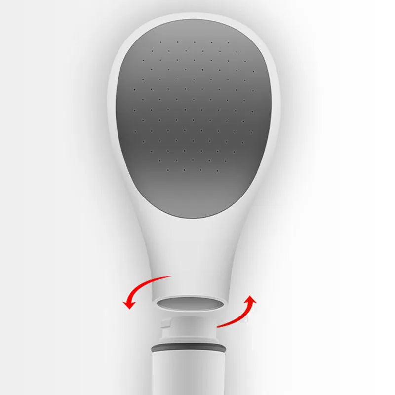 DecorBites™ Elegant White ABS Handheld Shower Head for Bath Showering System