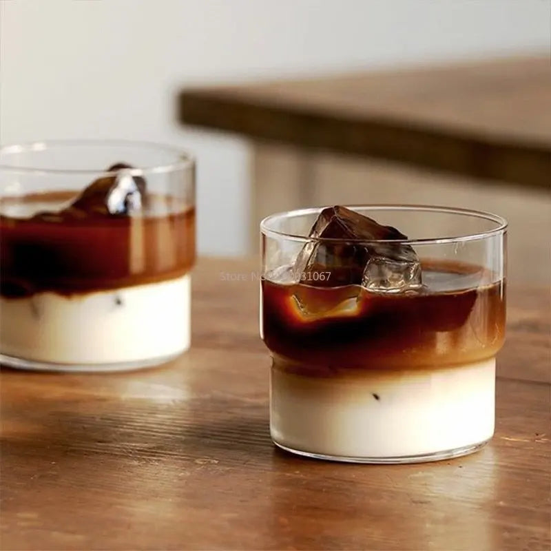 Tasse en verre DecorBites™ en forme de calebasse pour café, whisky, vin et plus encore.
