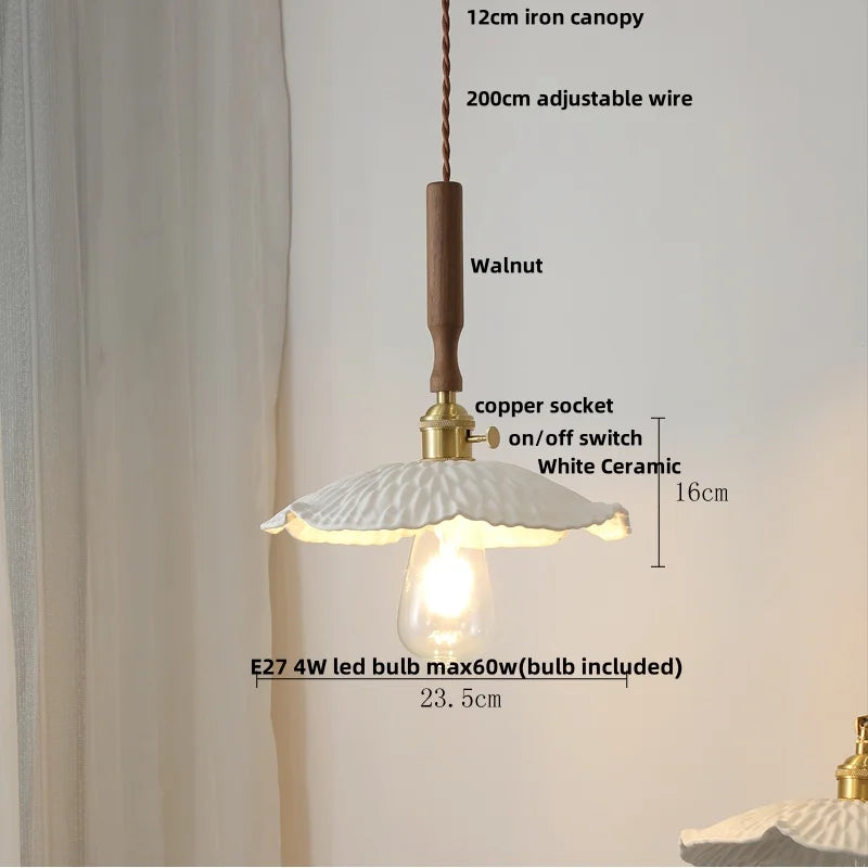 DecorBites™ مصابيح قلادة LED زجاجية خضراء للمطبخ والبار، مصباح تعليق نورديك عصري
