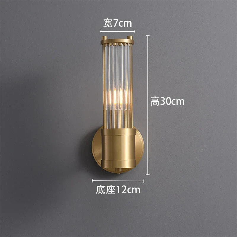 مصابيح حائط كريستالية LED من DecorBites™ لغرف المعيشة وغرف النوم الفاخرة: حل إضاءة داخلية أنيق