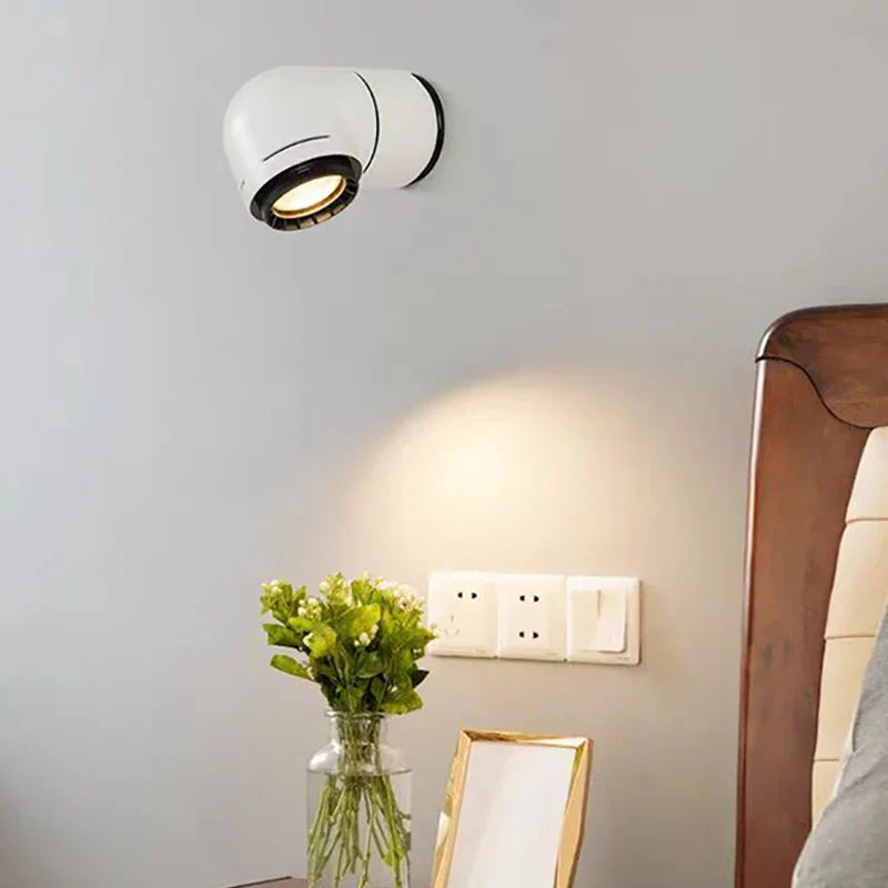 مصباح حائط LED ديكوربايتس™ أبيض أحمر PVC 4000K بتصميم عصري لغرفة النوم وغرفة المعيشة