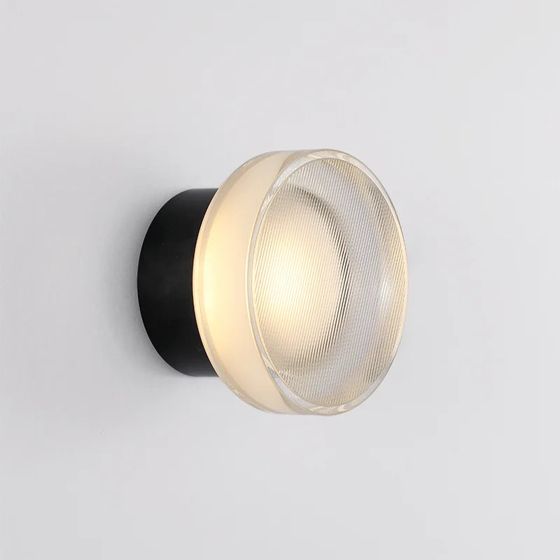DecorBites™ Elegant Glass LED Wall Sconce for Porch Aisle Bedroom Decor