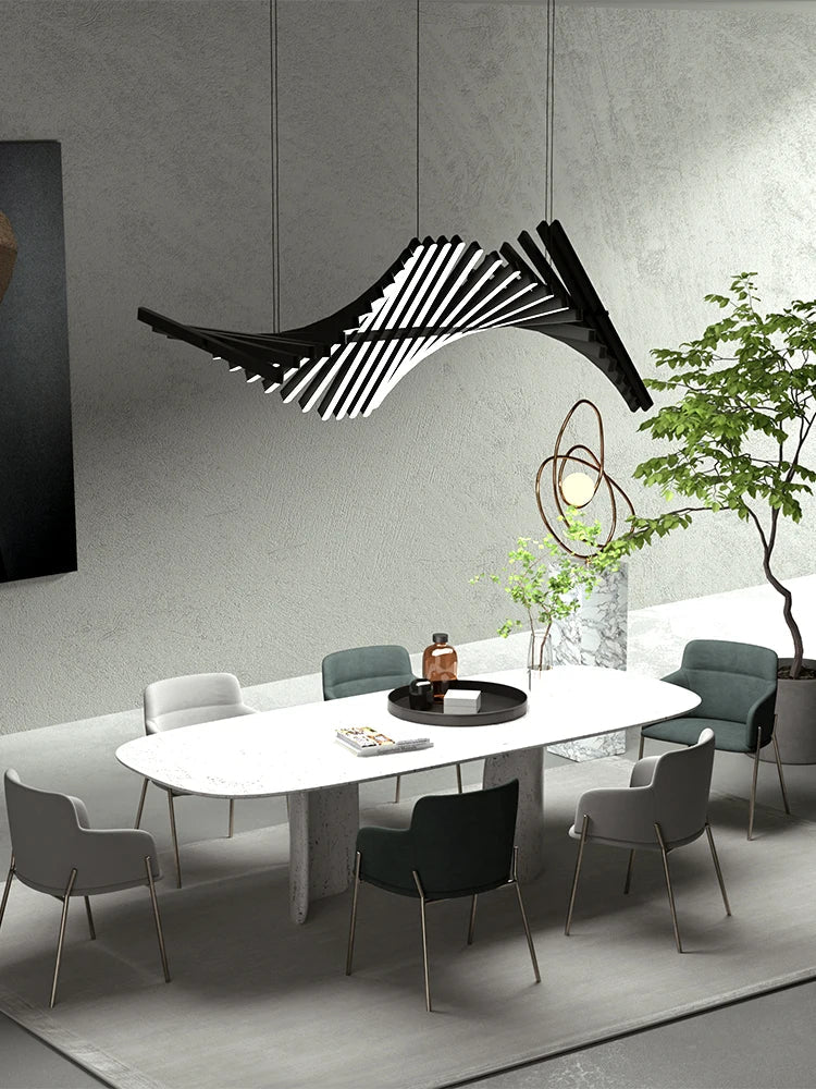 ثريا سقف LED DecorBites™ لجزيرة المطبخ، غرفة المعيشة، غرفة الطعام، إضاءة البار
